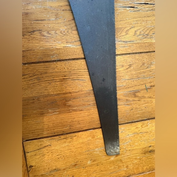 Antique Wood Handle Saw Vintage Rusty‎ Collectible 80’s Retro - Picture 8 of 8
